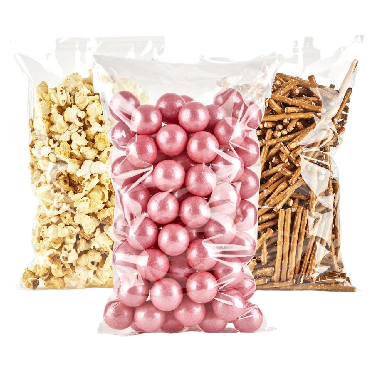200 Pack Self-Sealing Cellophane Bags 6x10 - Clear Bags for Small Gifts